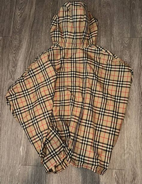 robe burberry 2 ans|authentic Burberry poncho.